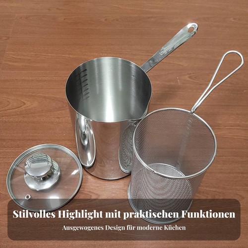 Kleiner frittiertopf mit - frittiertopf,